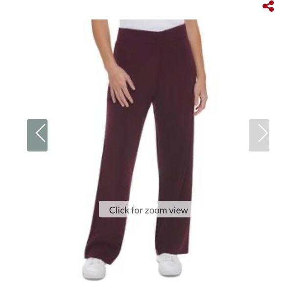 Calvin Klein women’s knit comfy wide leg pants - Picture 9 of 9